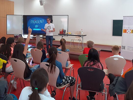 Sven Gerhardt in der Bürgerschule